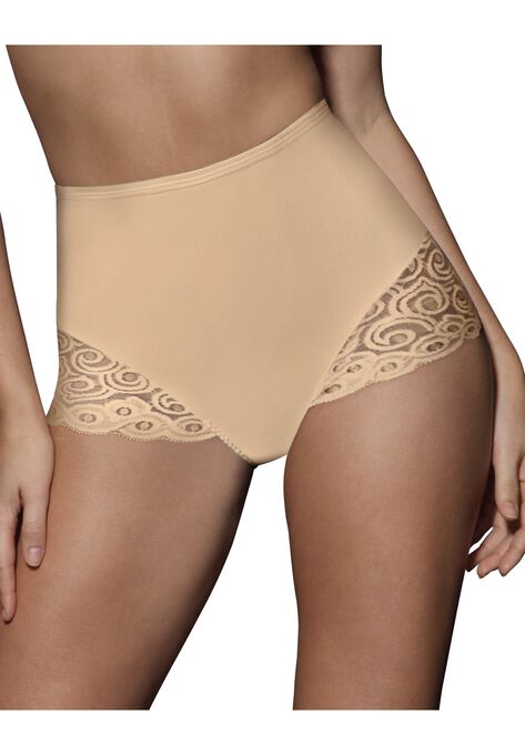 Shaping Brief with Lace Firm Control 2-Pack , NUDE, hi-res image number null
