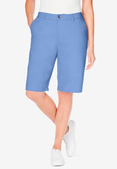Adjustable Waist Chino Short