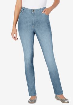 Stretch-Denim Slim-Leg Five-Pocket Jeans
