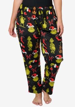 Grinch Christmas Plush Pajama Pants