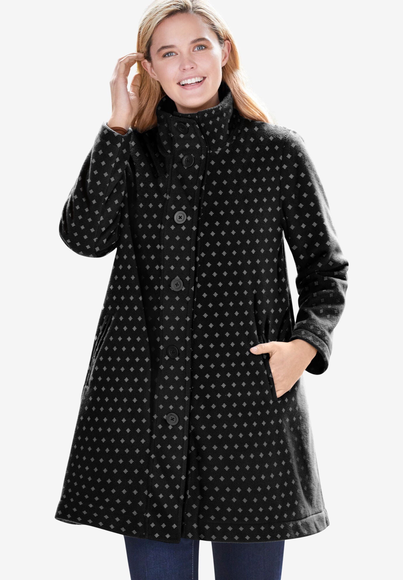 Women s Plus Size Coats Clearance Woman Within Woman Within