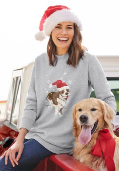 Fleece Holiday Sweatshirt