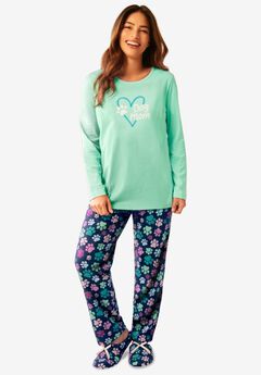 Long Sleeve Knit PJ Set