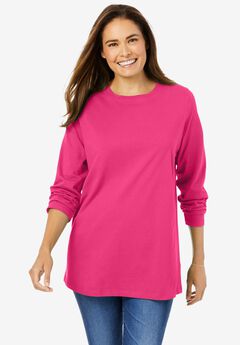 Perfect Long-Sleeve Crewneck Tee
