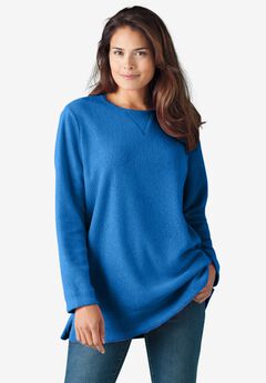 Crewneck Ultra Soft Sherpa Sweatshirt