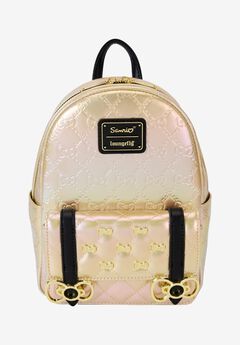 Loungefly x Sanrio Hello Kitty 50th Anniversary Gold Mini Backpack