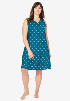 Short Sleeveless Sleepshirt