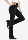 Bootcut Ponte Stretch Knit Pant, BLACK, hi-res image number null