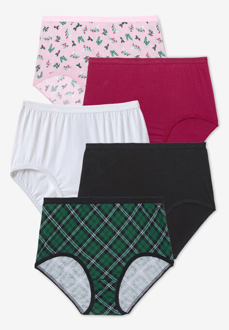 Cotton Brief 5-Pack, , alternate image number null