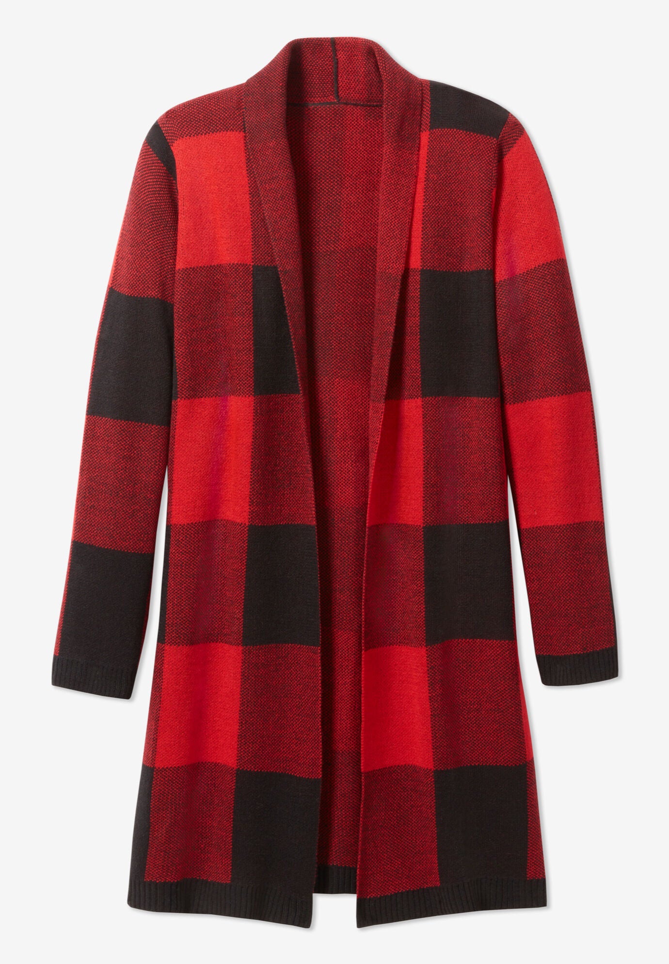 Buffalo plaid duster cardigan clearance