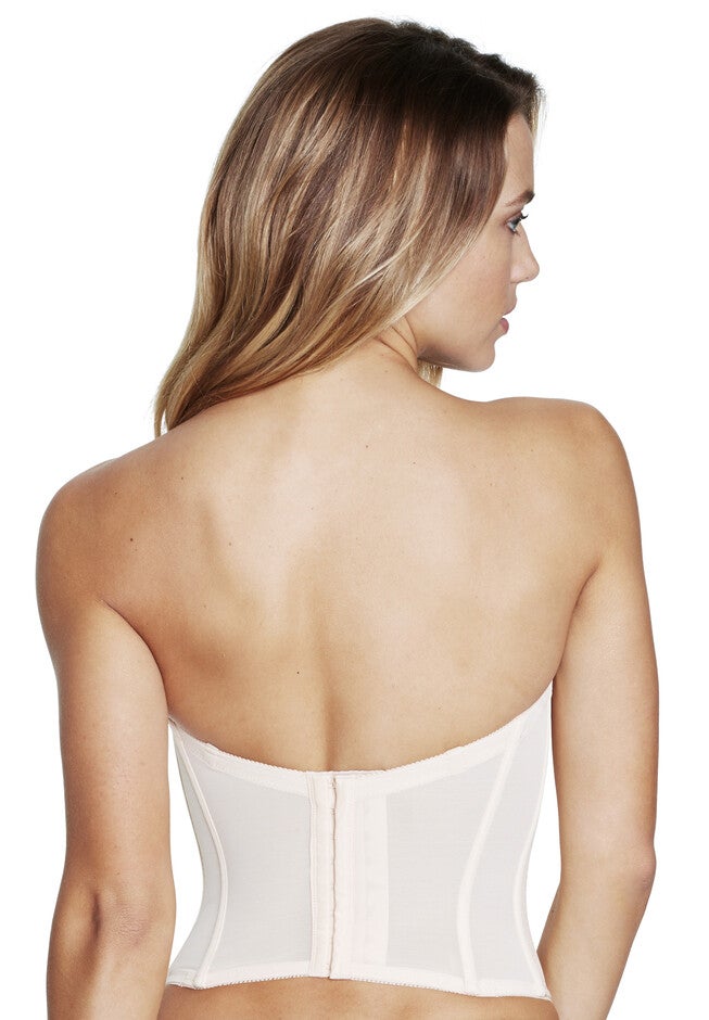 Hidden Underwire Longline Bra, , on-hover image number 1