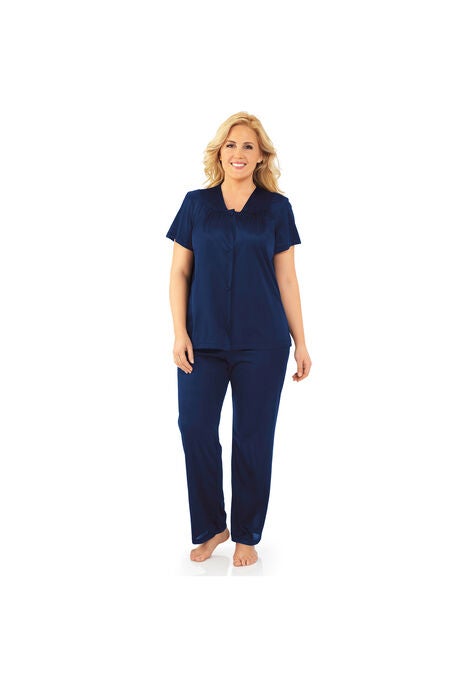Short Sleeve Pajama, NAVY, hi-res image number null