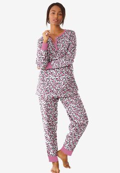Thermal Henley Pajama Set