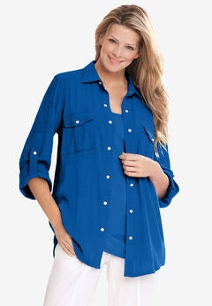 Cotton Gauze Bigshirt