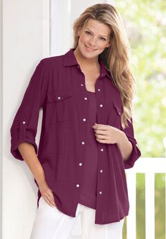 Cotton Gauze Bigshirt