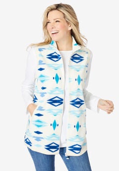 Zip-Front Microfleece Vest
