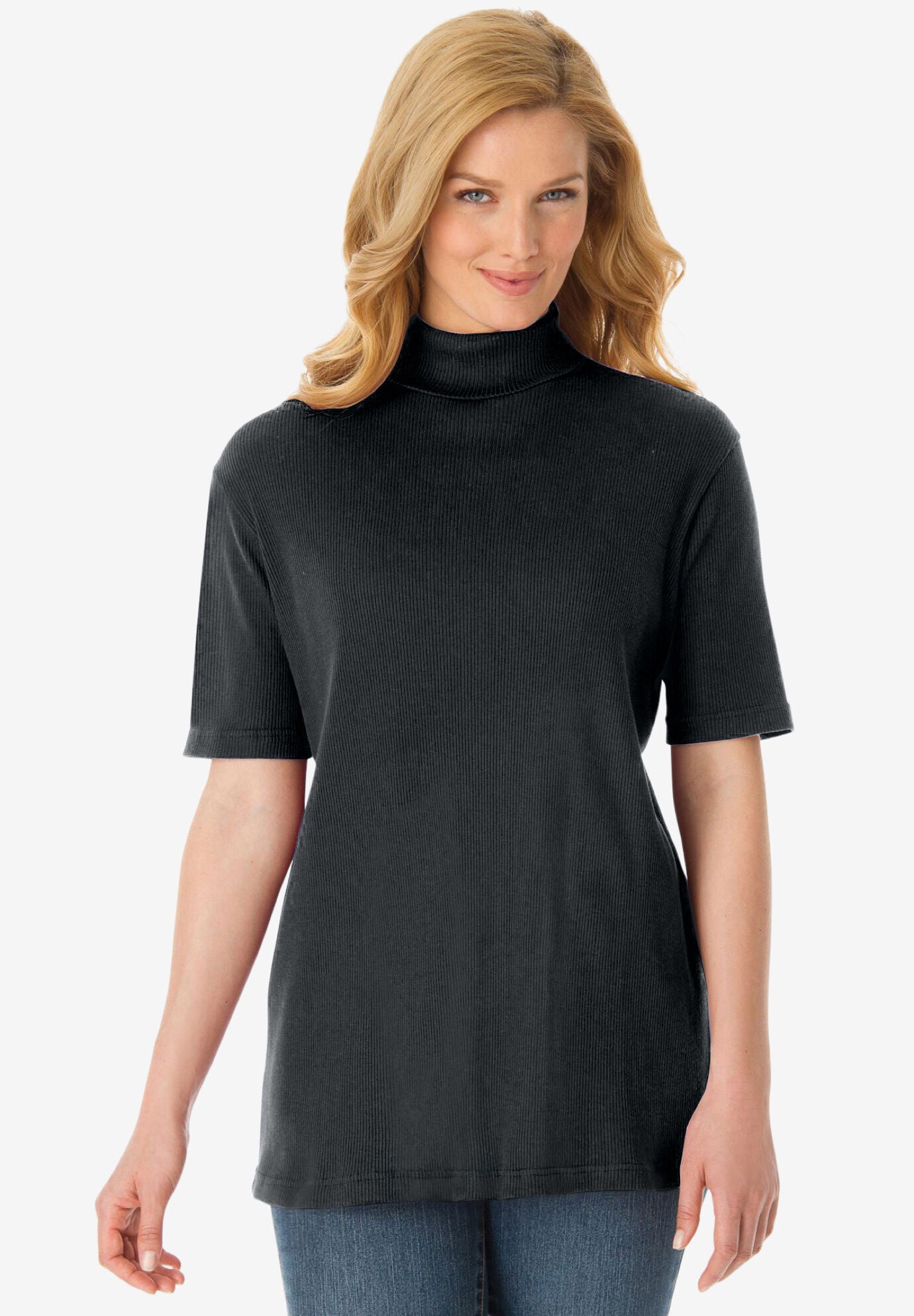 Woman within turtleneck discount