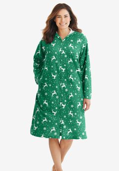 Short Hooded Sweatshirt Robe