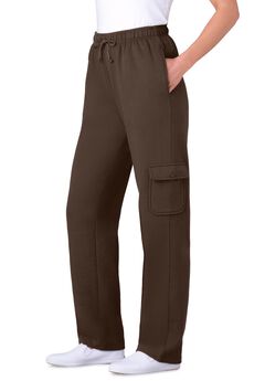 Better-Fleece Pull-On Cargo Sweatpants