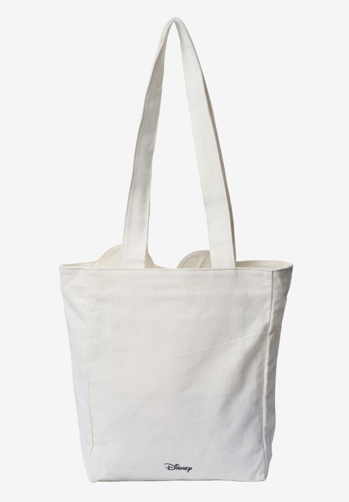 Disney Minnie Mouse Die-Cut Canvas Tote Bag with Shaped Top, BEIGE, on-hover image number 1