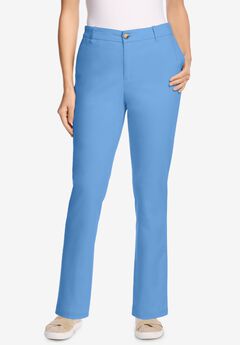 Adjustable Waist Straight-Leg Chino