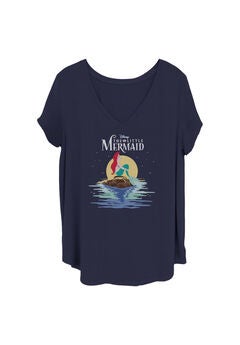 Ariel Starry Night V-Neck T-Shirt