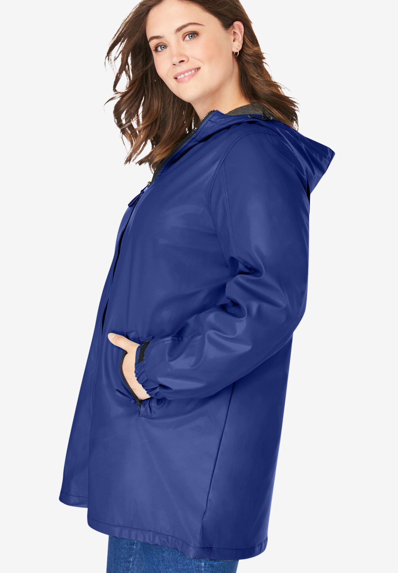 women's yellow slicker raincoat