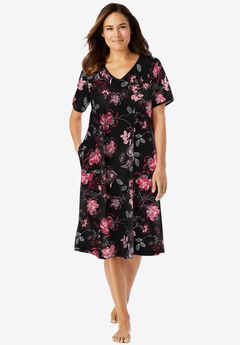 Plus Size Black Casual Dresses