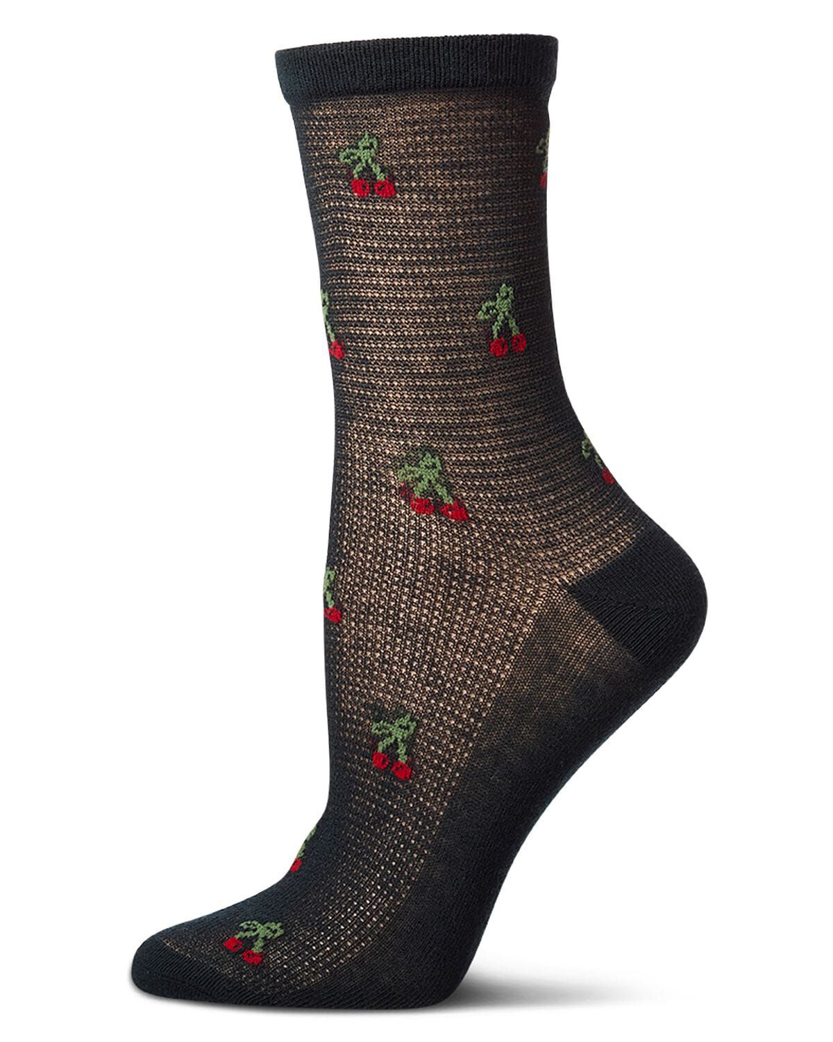 Women's Cherrybomb Waffle Knit Cotton Blend Anklet Socks, TEAL, hi-res image number 0