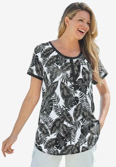 Knit Henley Tunic