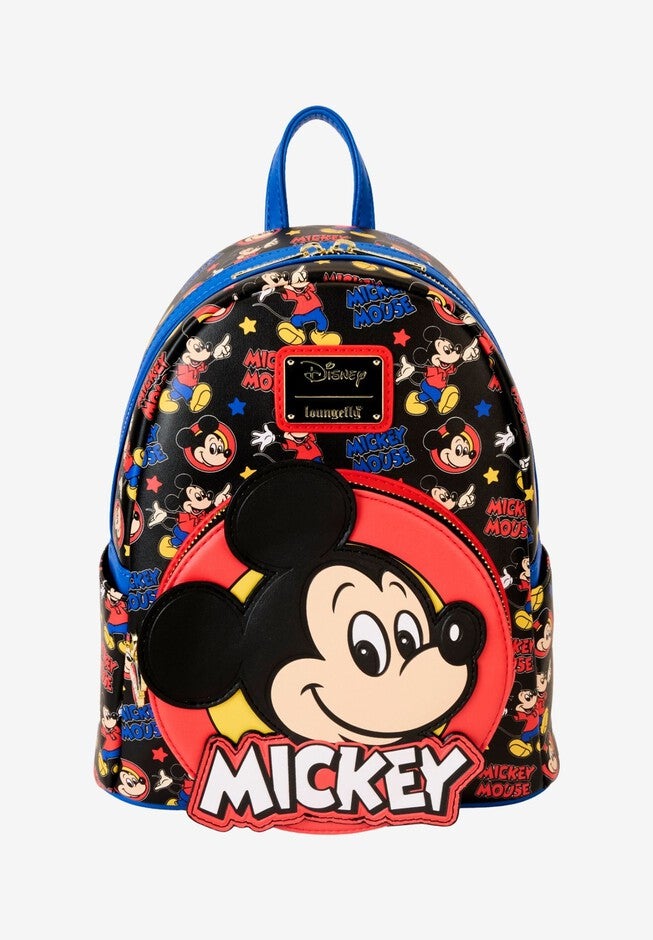 disney mickey mouse mini backpack purse Loungefly Disney: & Minnie inches tall x 4 1/2 Loungefly x Disney Mickey And