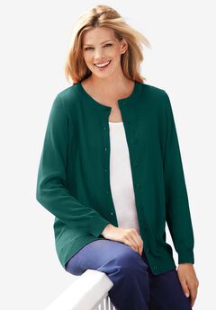 Perfect Long-Sleeve Cardigan Sweater