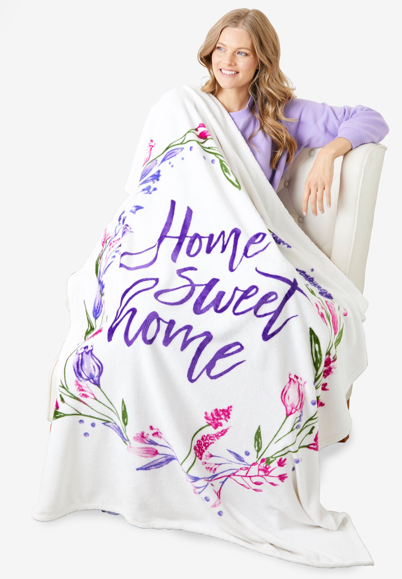 Home sweet home throw sales blanket