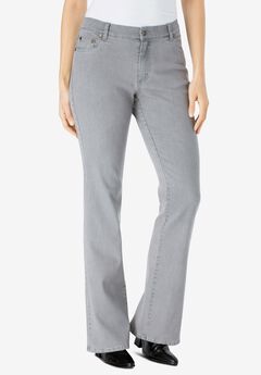 Stretch Denim Five-Pocket Bootcut Jeans
