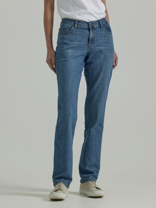Relaxed Fit Straight Leg Jean, MERIDIAN, hi-res image number 0