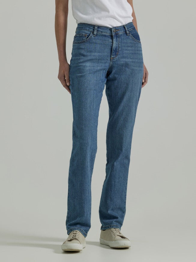 Relaxed Fit Straight Leg Jean, MERIDIAN, hi-res image number 0