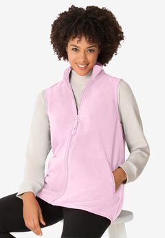 Zip-Front Microfleece Vest