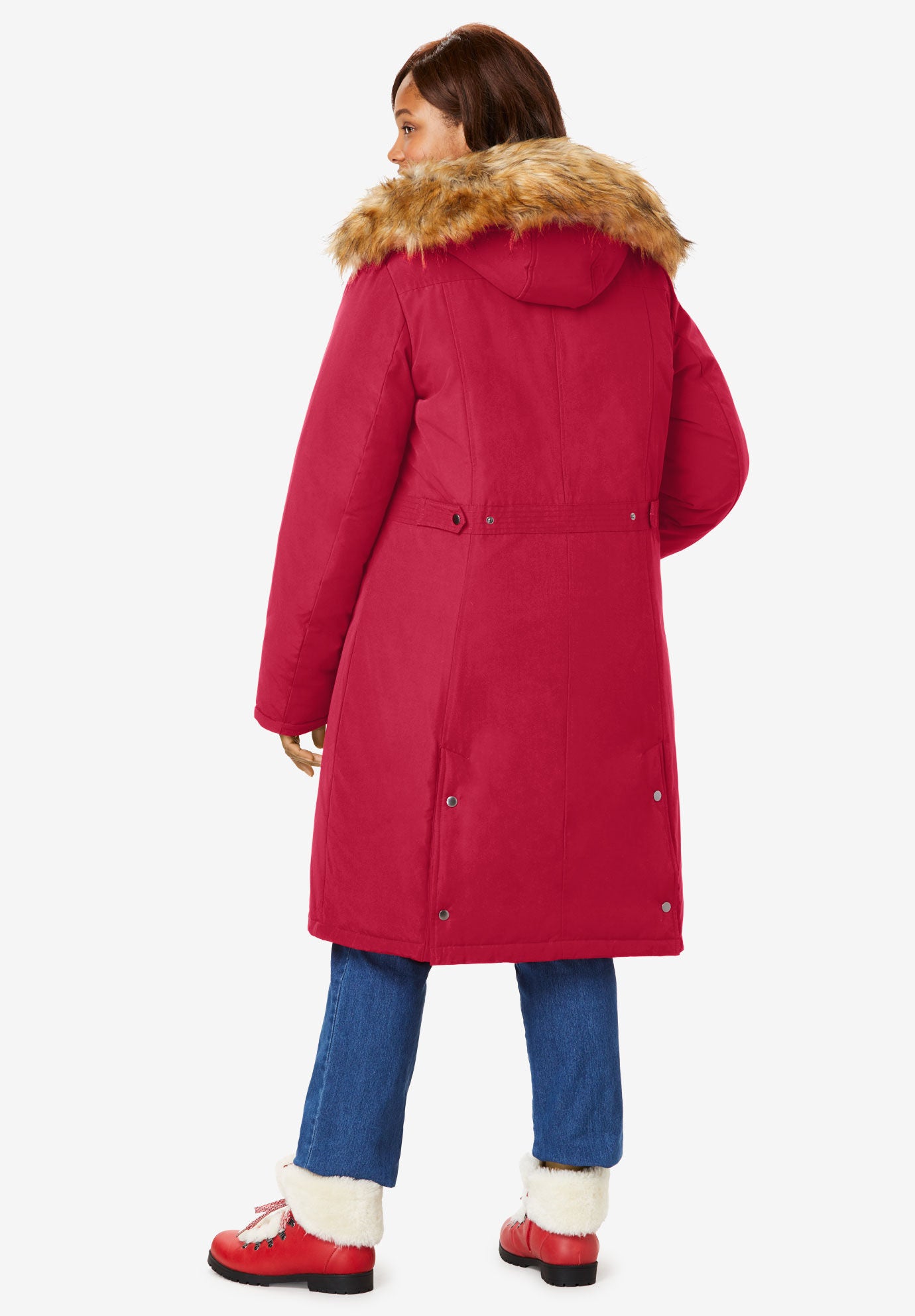 The Arctic Parka in Knee Length Woman Within
