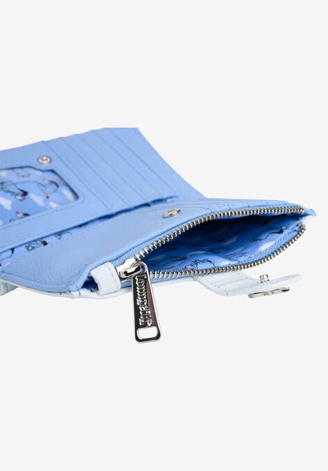Loungefly X Disney Women'S Eeyore Snap Flap Wallet Clouds Wallet, , alternate image number null