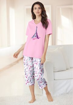 2-Piece Capri PJ Set