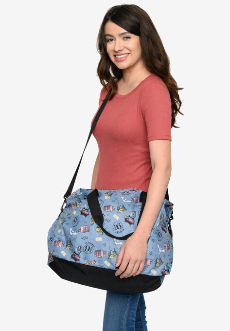 Harry Potter Icons Weekender Duffel Bag Travel Carry-On All-Over Print Hedwig, , alternate image number null