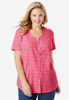 Seersucker Baseball Shirt