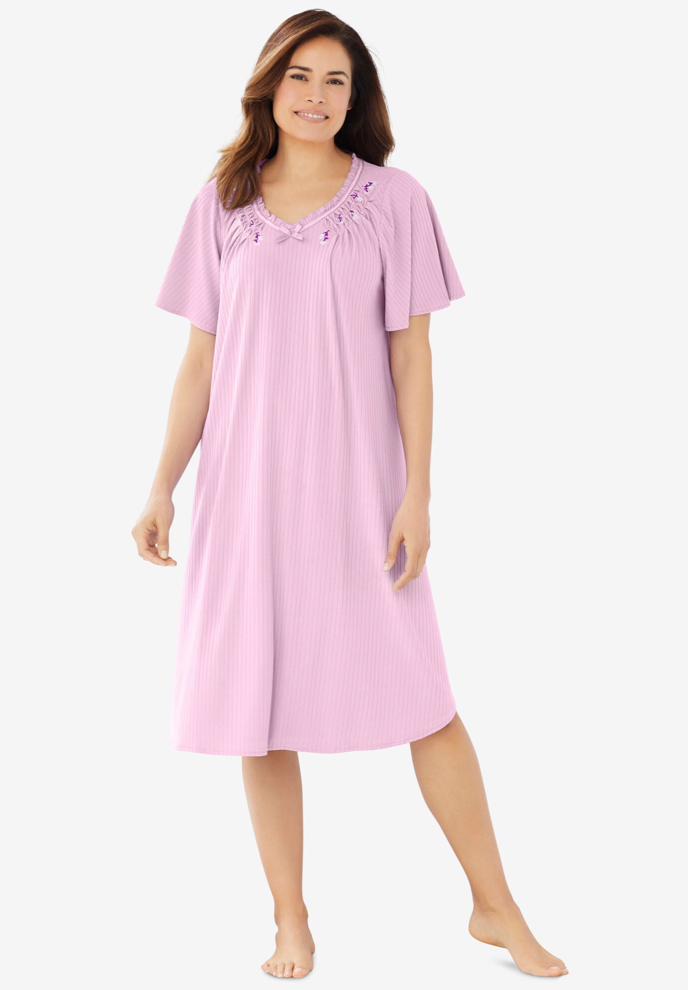Women within top night gowns