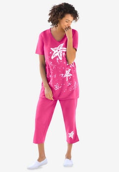 Starfish Tee and Capri Set