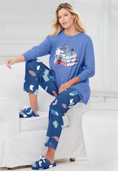 Long Sleeve Knit PJ Set