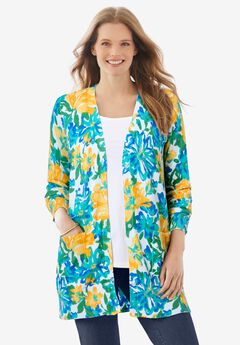Perfect Longer-Length Cotton Cardigan