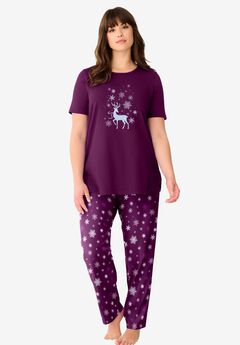Graphic Tee PJ Set