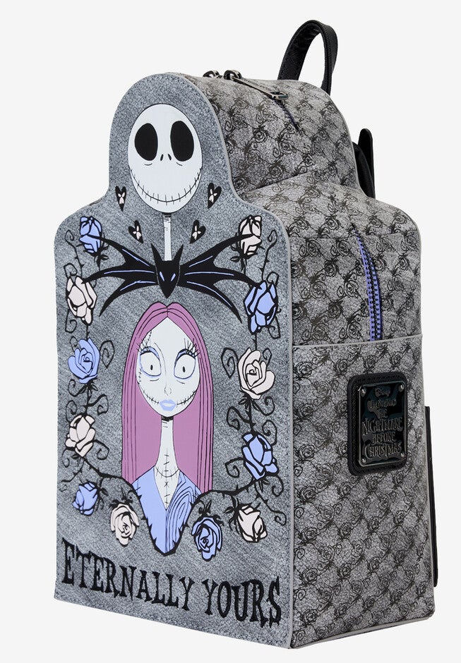 Loungefly X Disney Nightmare Before Christmas Jack And Sally Backpack, , alternate image number null