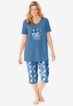 2-Piece Capri PJ Set