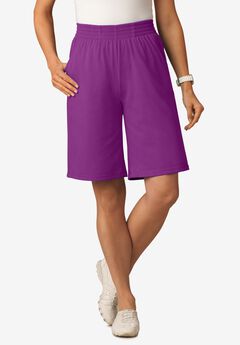Elastic-Waist Knit Short